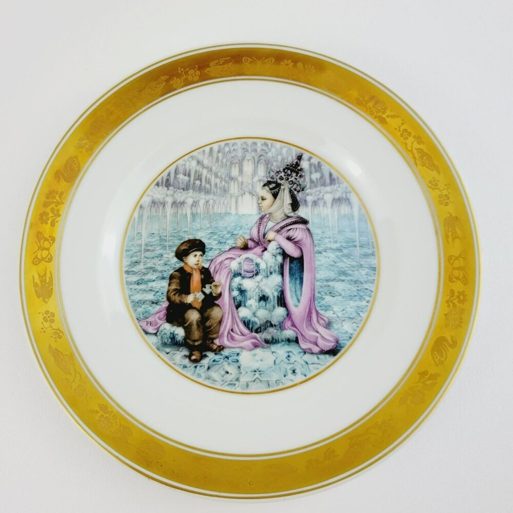 Royal Copenhagen The Snow Queen Hans Christian Andersen Fairy Tale Story Plate - Picture 2 of 9